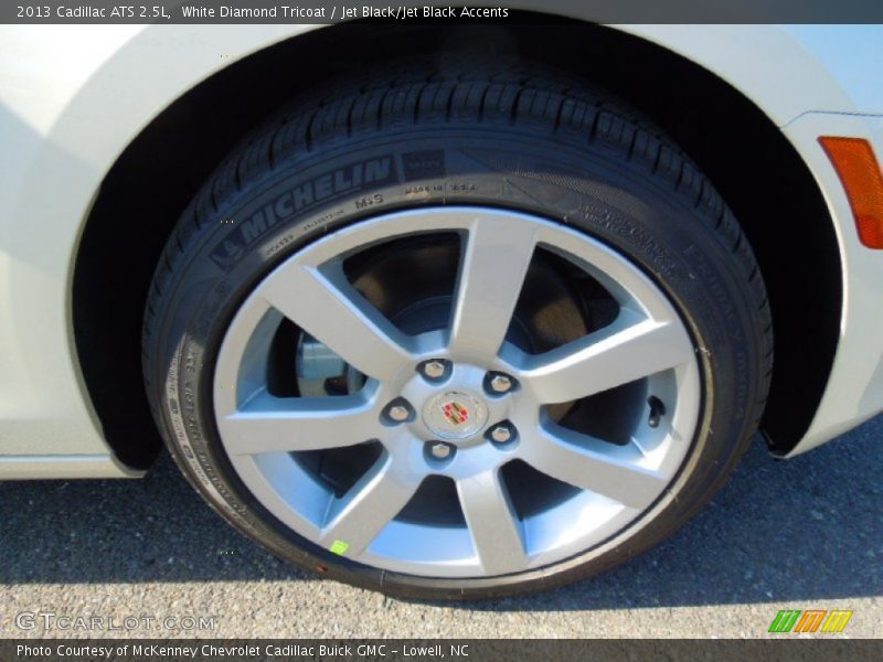 White Diamond Tricoat / Jet Black/Jet Black Accents 2013 Cadillac ATS 2.5L