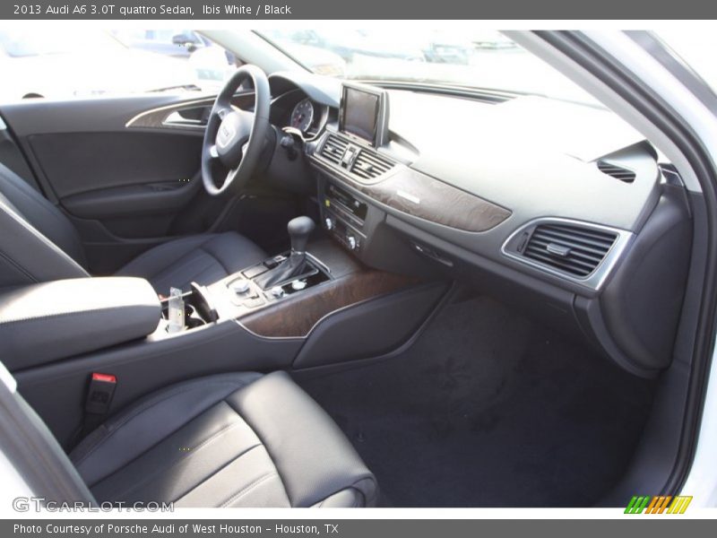 Ibis White / Black 2013 Audi A6 3.0T quattro Sedan