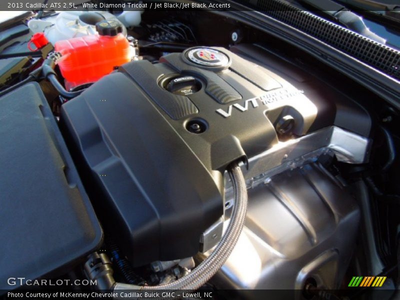 White Diamond Tricoat / Jet Black/Jet Black Accents 2013 Cadillac ATS 2.5L