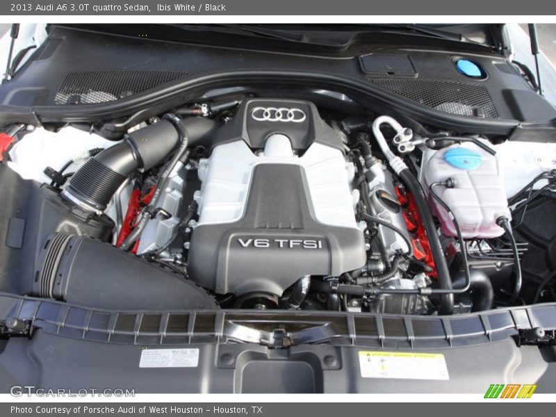 Ibis White / Black 2013 Audi A6 3.0T quattro Sedan