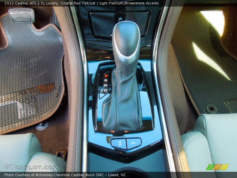 Crystal Red Tintcoat / Light Platinum/Brownstone Accents 2013 Cadillac ATS 2.5L Luxury