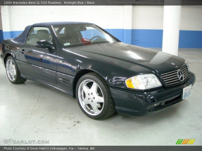 Midnight Blue / Black 1999 Mercedes-Benz SL 500 Roadster