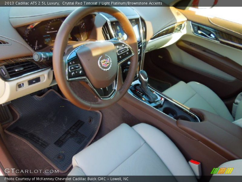 Light Platinum/Brownstone Accents Interior - 2013 ATS 2.5L Luxury 