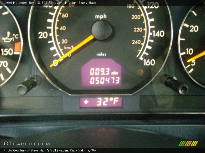 Midnight Blue / Black 1999 Mercedes-Benz SL 500 Roadster