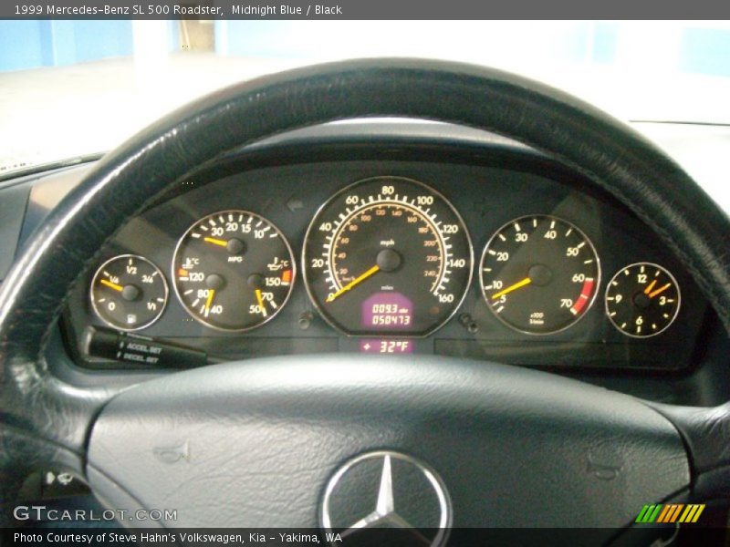 Midnight Blue / Black 1999 Mercedes-Benz SL 500 Roadster
