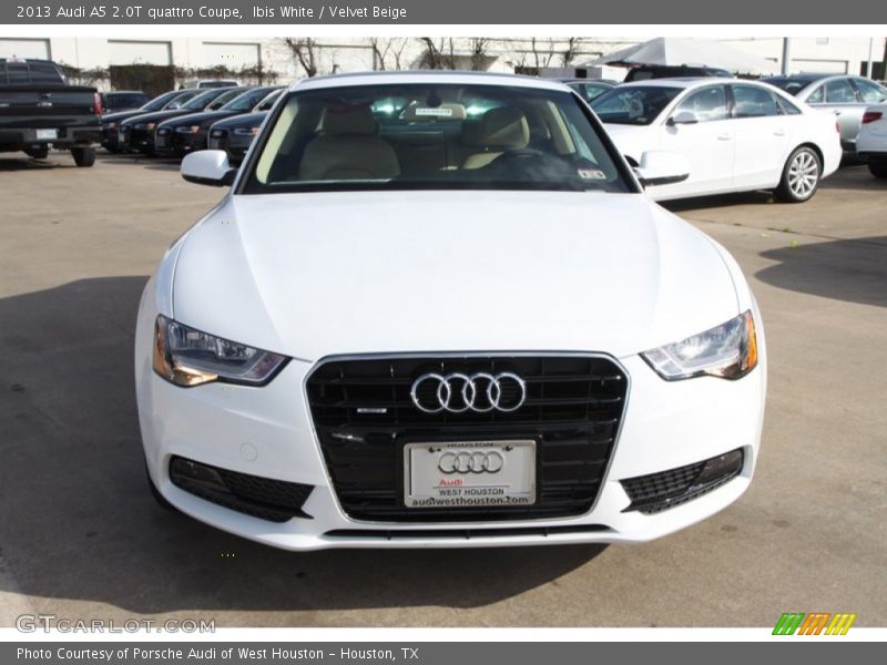 Ibis White / Velvet Beige 2013 Audi A5 2.0T quattro Coupe