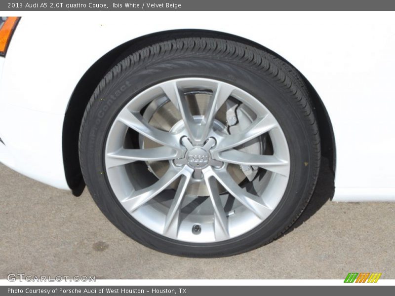Ibis White / Velvet Beige 2013 Audi A5 2.0T quattro Coupe