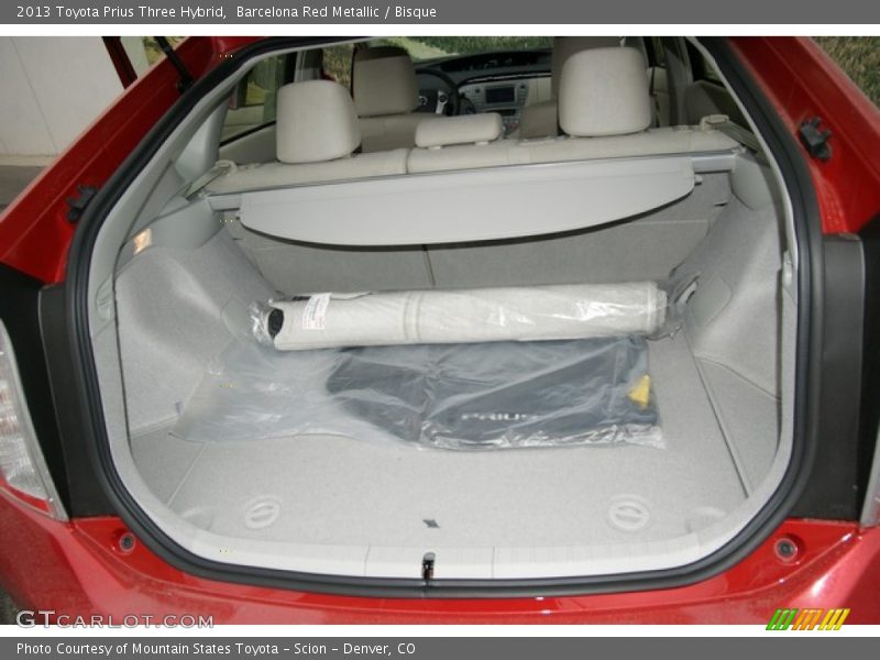 Barcelona Red Metallic / Bisque 2013 Toyota Prius Three Hybrid