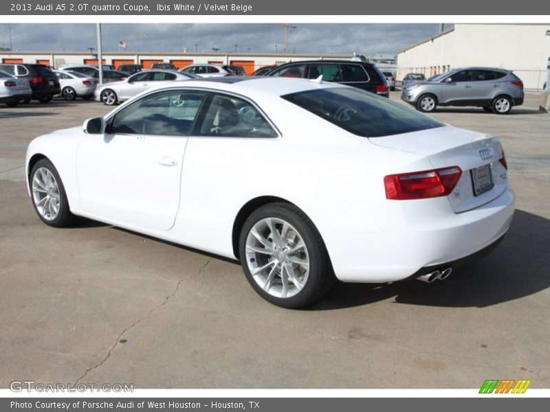 Ibis White / Velvet Beige 2013 Audi A5 2.0T quattro Coupe