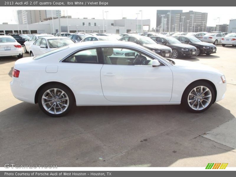 Ibis White / Velvet Beige 2013 Audi A5 2.0T quattro Coupe
