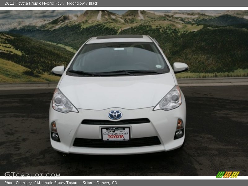 Moonglow / Black 2012 Toyota Prius c Hybrid Four