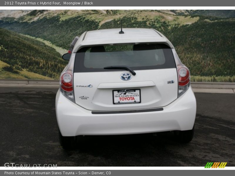 Moonglow / Black 2012 Toyota Prius c Hybrid Four