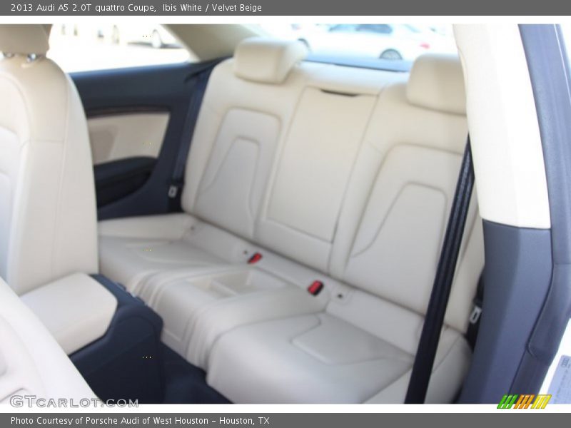 Rear Seat of 2013 A5 2.0T quattro Coupe