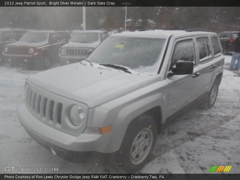 Bright Silver Metallic / Dark Slate Gray 2013 Jeep Patriot Sport