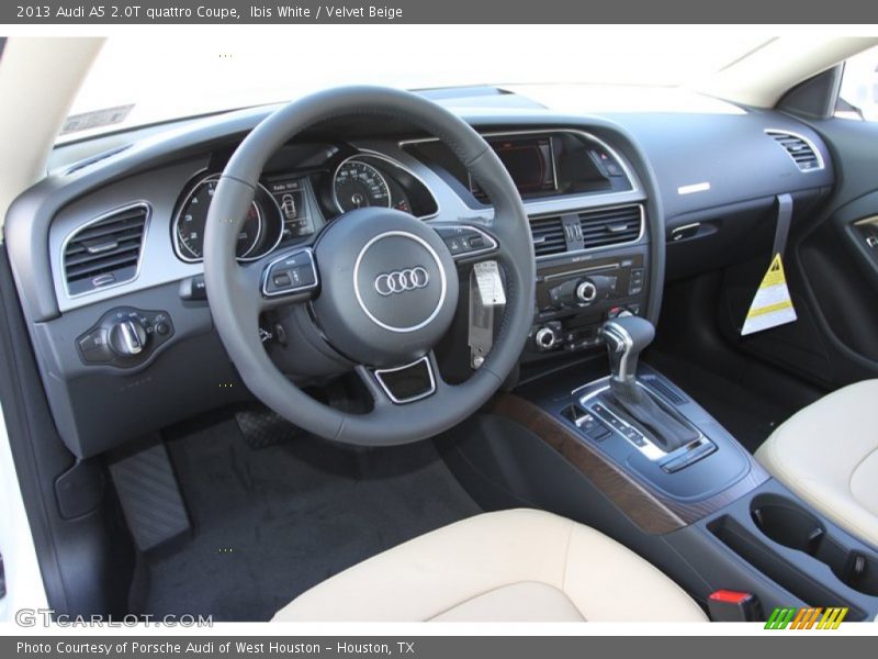 Velvet Beige Interior - 2013 A5 2.0T quattro Coupe 