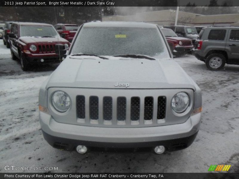 Bright Silver Metallic / Dark Slate Gray 2013 Jeep Patriot Sport