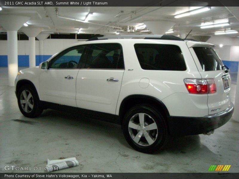 Summit White / Light Titanium 2011 GMC Acadia SLT AWD