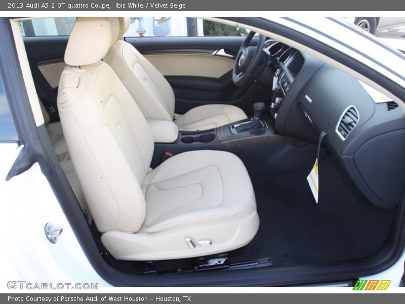 Front Seat of 2013 A5 2.0T quattro Coupe