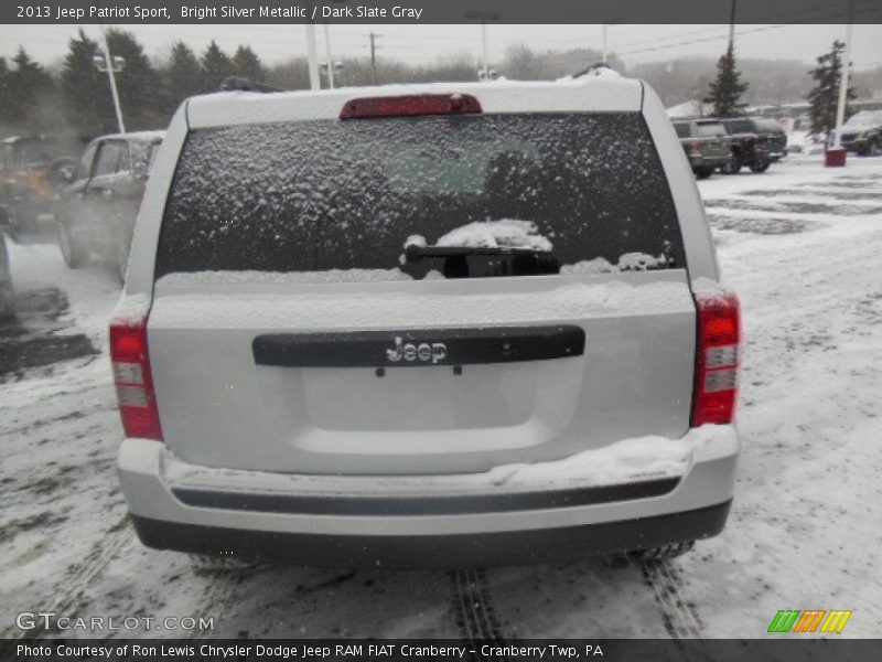 Bright Silver Metallic / Dark Slate Gray 2013 Jeep Patriot Sport