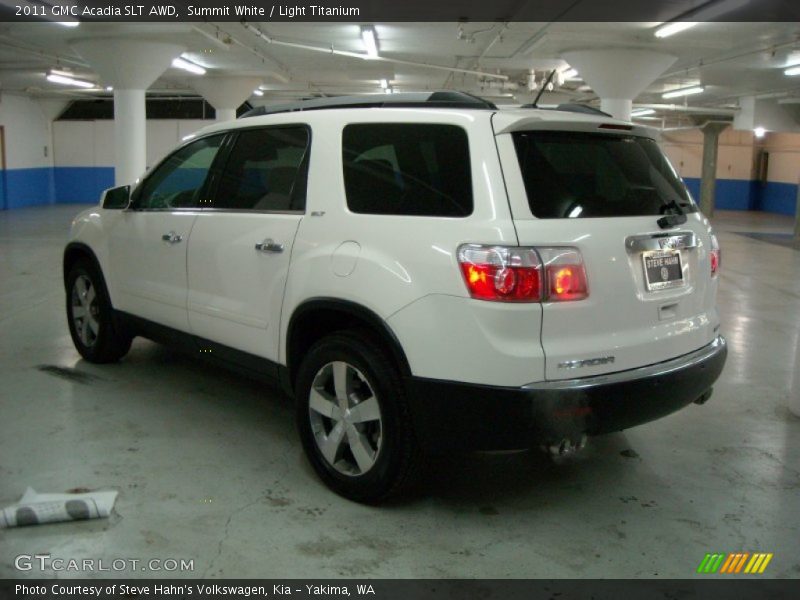 Summit White / Light Titanium 2011 GMC Acadia SLT AWD