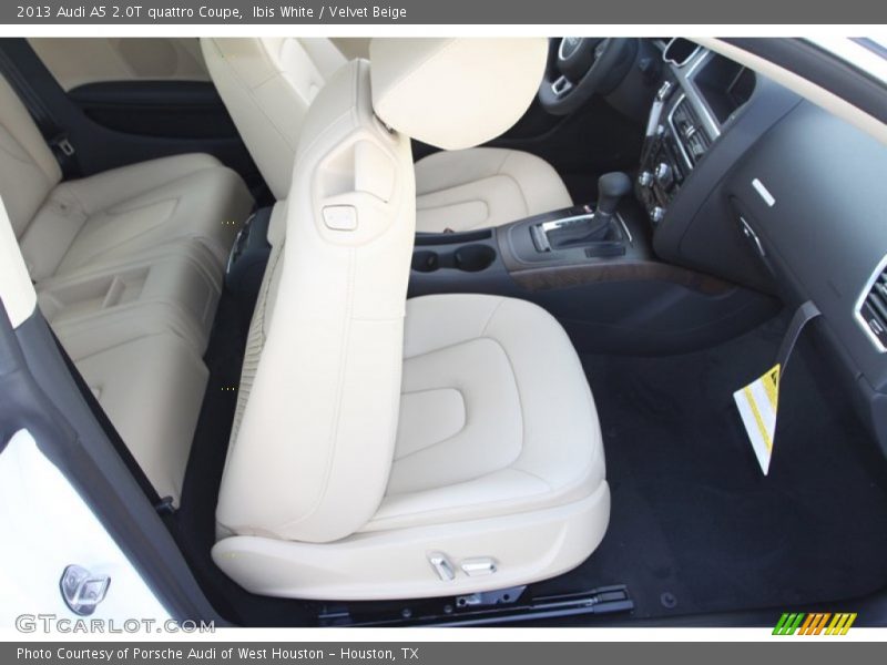 Front Seat of 2013 A5 2.0T quattro Coupe