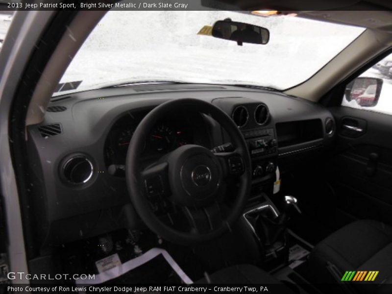 Bright Silver Metallic / Dark Slate Gray 2013 Jeep Patriot Sport
