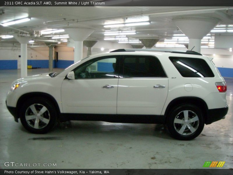 Summit White / Light Titanium 2011 GMC Acadia SLT AWD