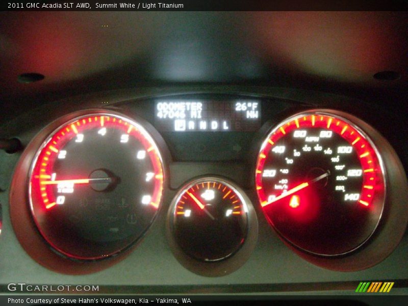 Summit White / Light Titanium 2011 GMC Acadia SLT AWD