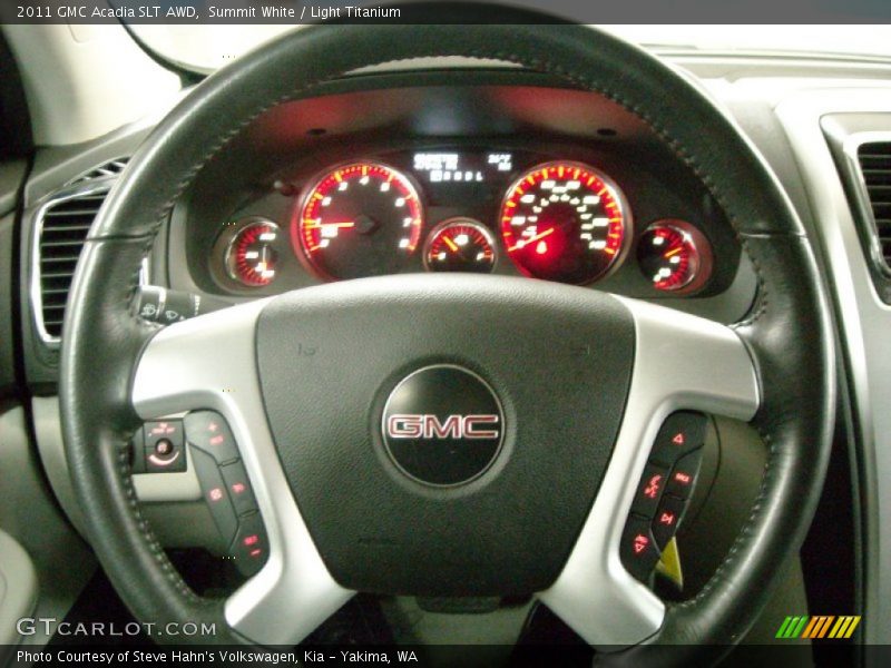 Summit White / Light Titanium 2011 GMC Acadia SLT AWD