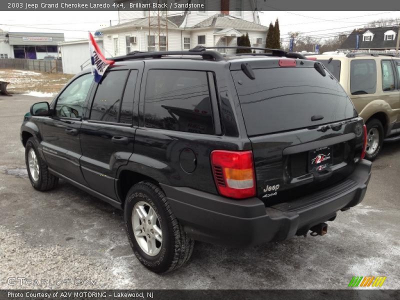 Brilliant Black / Sandstone 2003 Jeep Grand Cherokee Laredo 4x4