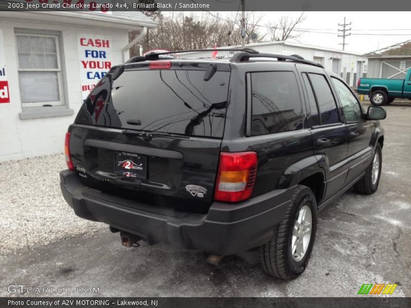 Brilliant Black / Sandstone 2003 Jeep Grand Cherokee Laredo 4x4