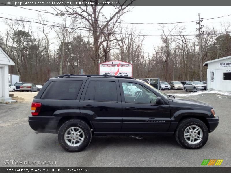 Brilliant Black / Sandstone 2003 Jeep Grand Cherokee Laredo 4x4