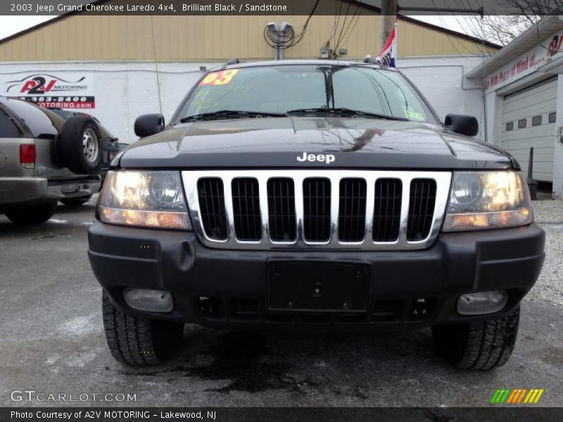 Brilliant Black / Sandstone 2003 Jeep Grand Cherokee Laredo 4x4