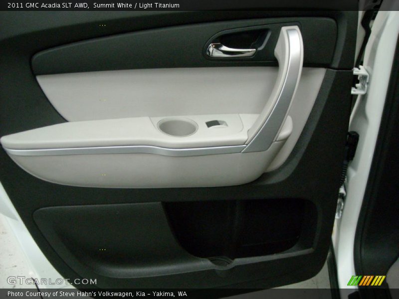 Summit White / Light Titanium 2011 GMC Acadia SLT AWD