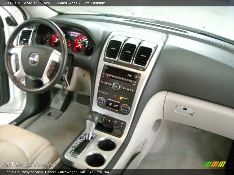 Summit White / Light Titanium 2011 GMC Acadia SLT AWD