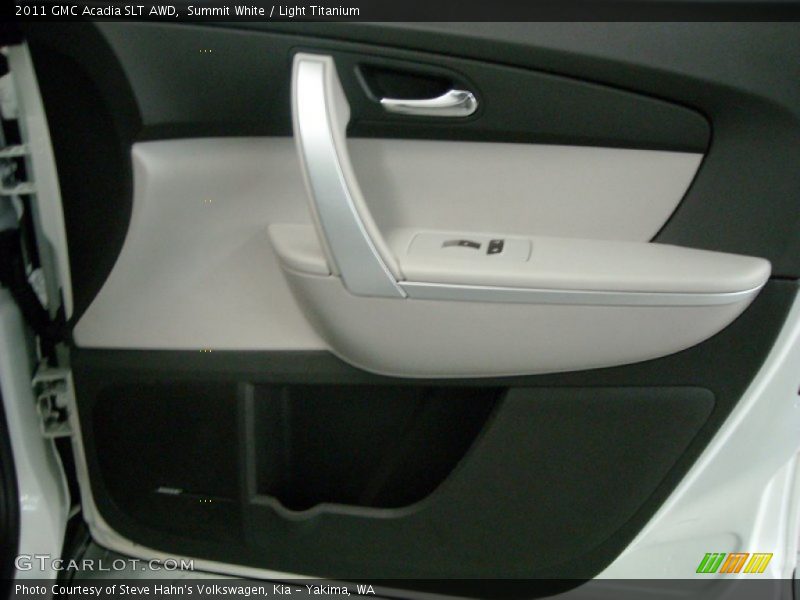 Summit White / Light Titanium 2011 GMC Acadia SLT AWD