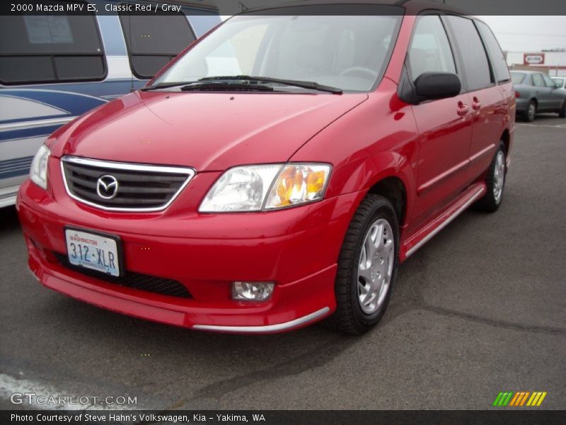 Classic Red / Gray 2000 Mazda MPV ES