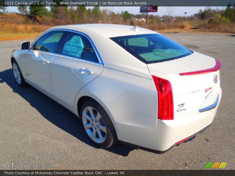 White Diamond Tricoat / Jet Black/Jet Black Accents 2013 Cadillac ATS 2.0L Turbo