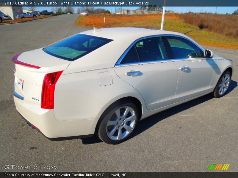 White Diamond Tricoat / Jet Black/Jet Black Accents 2013 Cadillac ATS 2.0L Turbo