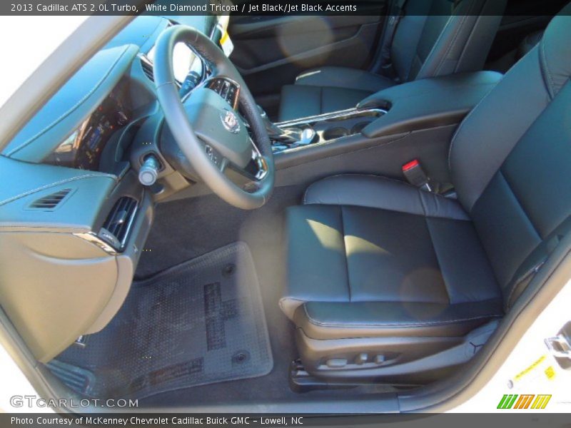 White Diamond Tricoat / Jet Black/Jet Black Accents 2013 Cadillac ATS 2.0L Turbo