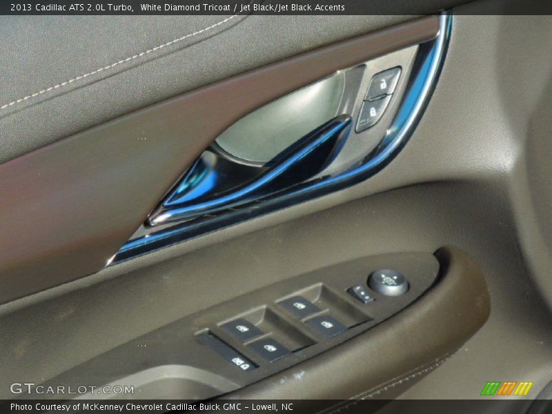 White Diamond Tricoat / Jet Black/Jet Black Accents 2013 Cadillac ATS 2.0L Turbo