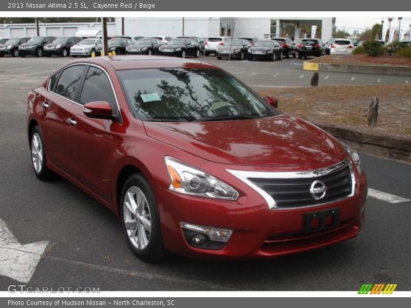 Cayenne Red / Beige 2013 Nissan Altima 2.5 SL