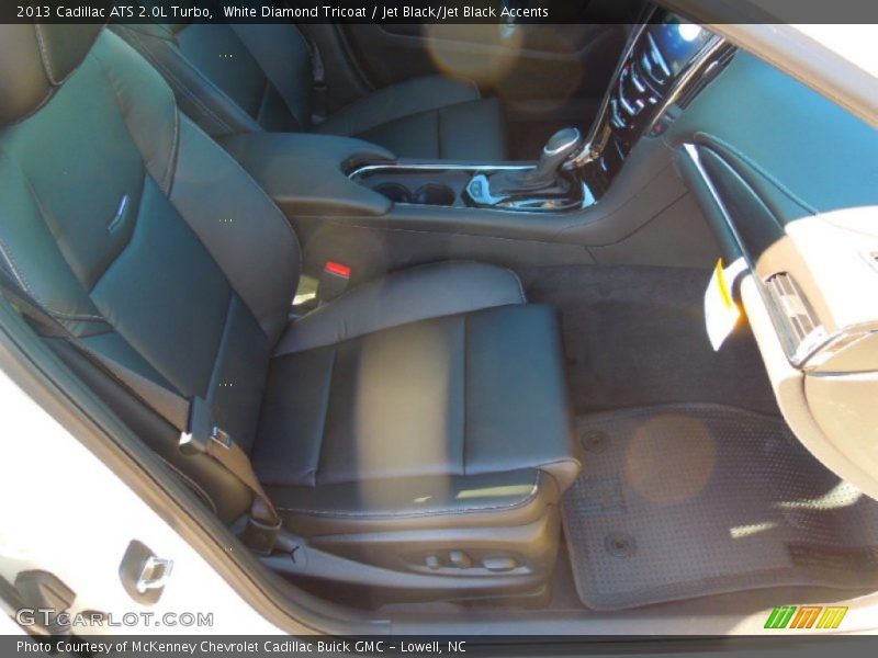 White Diamond Tricoat / Jet Black/Jet Black Accents 2013 Cadillac ATS 2.0L Turbo