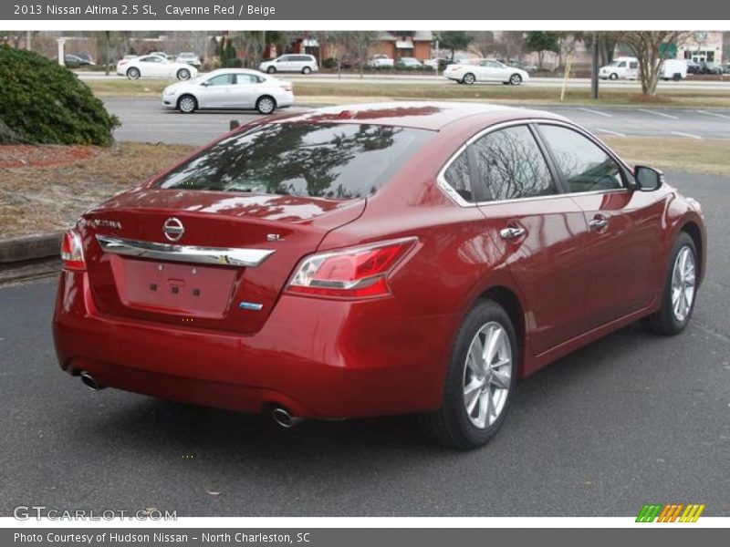 Cayenne Red / Beige 2013 Nissan Altima 2.5 SL