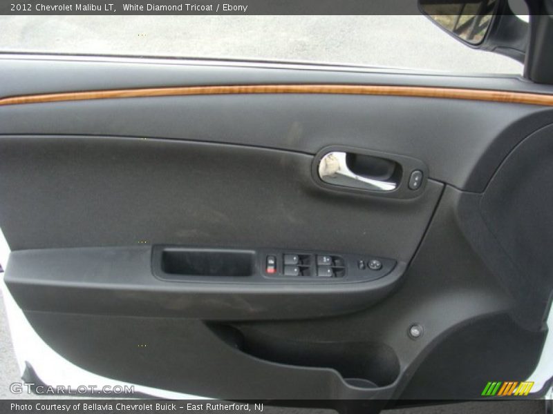 White Diamond Tricoat / Ebony 2012 Chevrolet Malibu LT