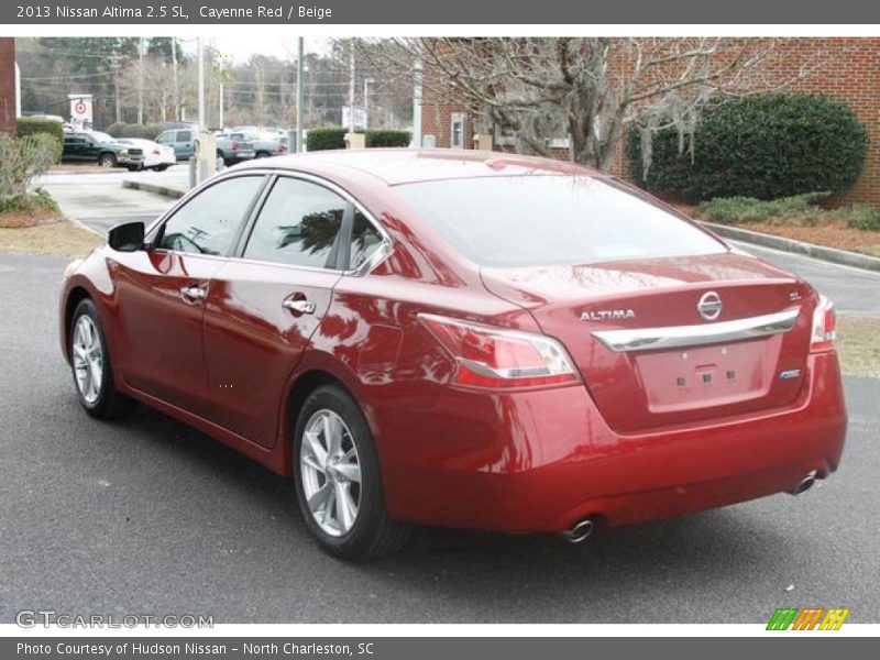 Cayenne Red / Beige 2013 Nissan Altima 2.5 SL