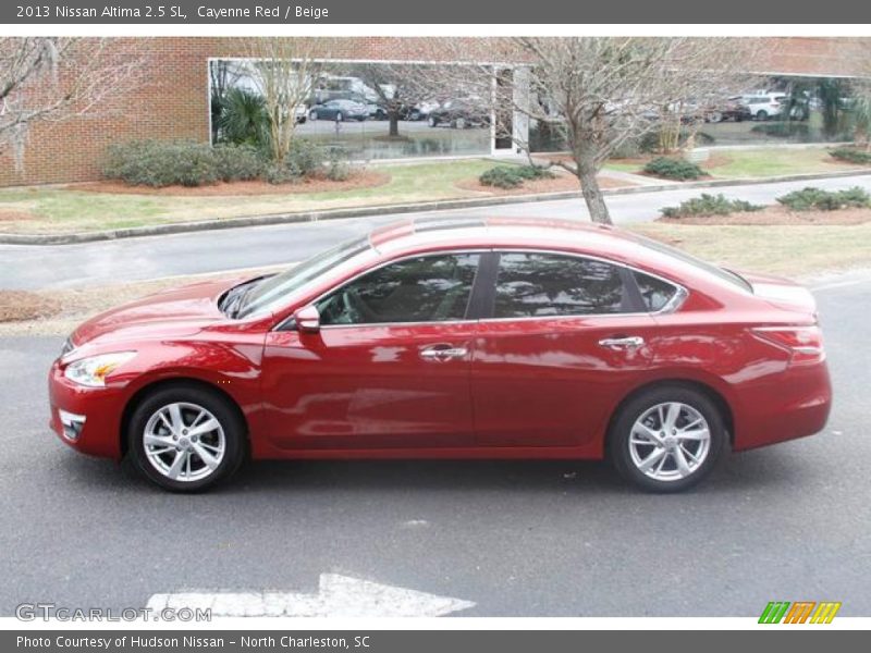 Cayenne Red / Beige 2013 Nissan Altima 2.5 SL