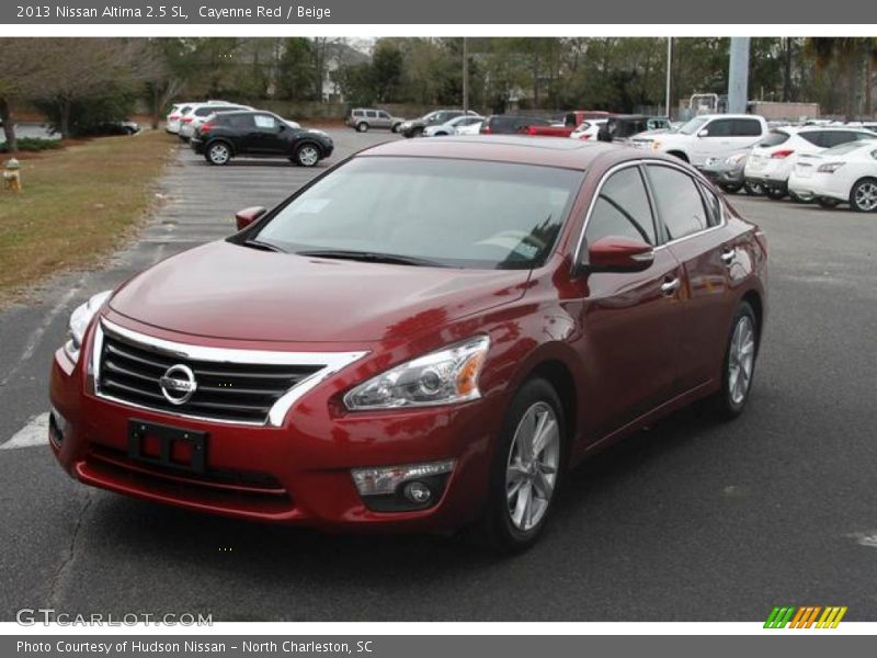 Cayenne Red / Beige 2013 Nissan Altima 2.5 SL