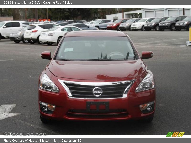 Cayenne Red / Beige 2013 Nissan Altima 2.5 SL