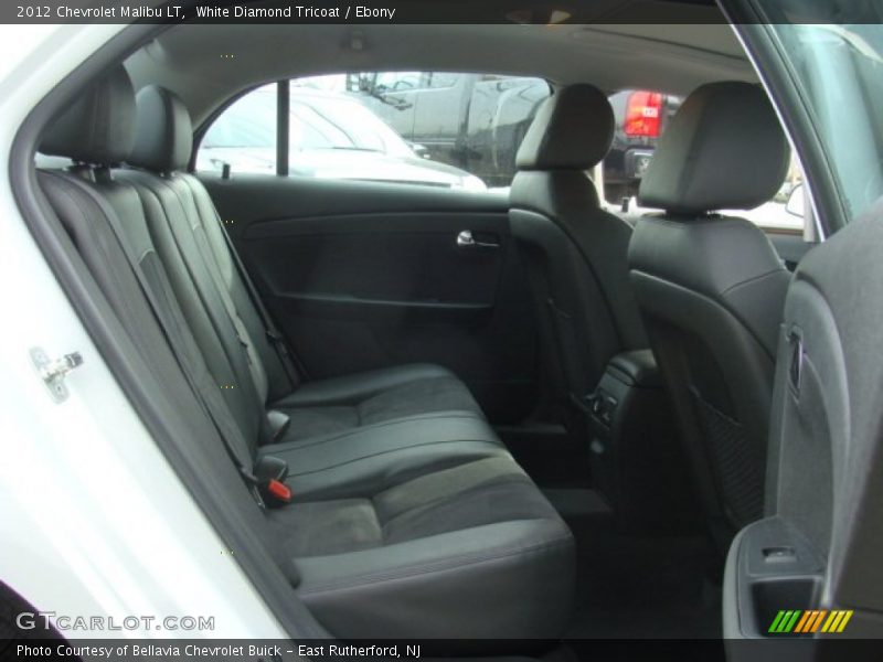 White Diamond Tricoat / Ebony 2012 Chevrolet Malibu LT